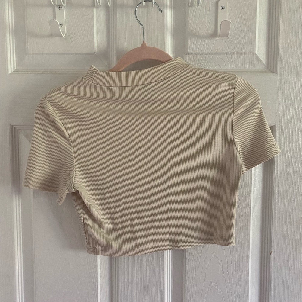Cropped Butterfly T shirt